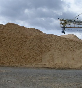 Paved Chip Storage Pad